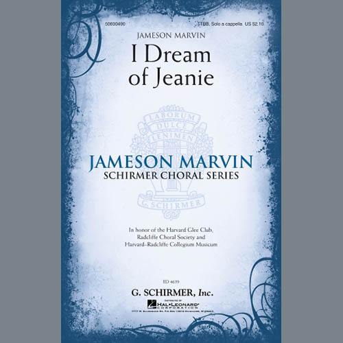 Easily Download Jameson Marvin Printable PDF piano music notes, guitar tabs for TTBB Choir. Transpose or transcribe this score in no time - Learn how to play song progression.