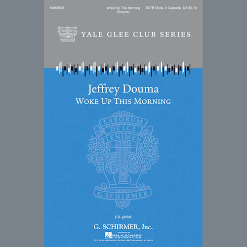 Easily Download Jeffrey Douma Printable PDF piano music notes, guitar tabs for SATB Choir. Transpose or transcribe this score in no time - Learn how to play song progression.