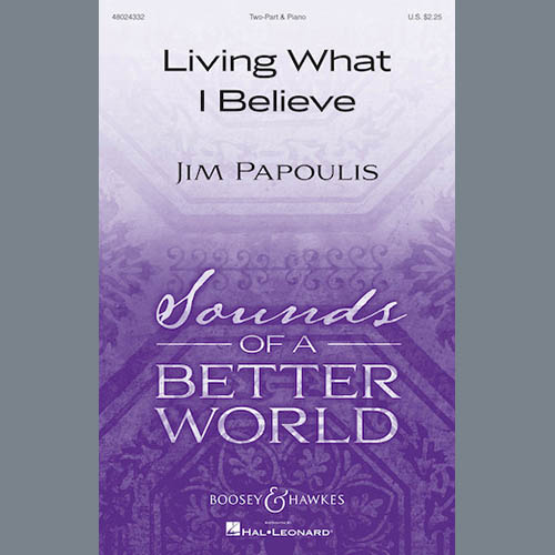 Easily Download Jim Papoulis Printable PDF piano music notes, guitar tabs for 2-Part Choir. Transpose or transcribe this score in no time - Learn how to play song progression.