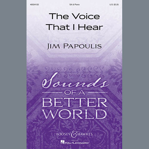 Easily Download Jim Papoulis Printable PDF piano music notes, guitar tabs for 2-Part Choir. Transpose or transcribe this score in no time - Learn how to play song progression.