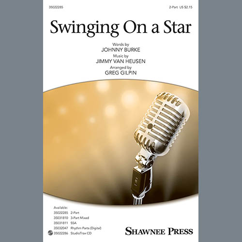 Easily Download Jimmy Van Heusen & Johnny Burke Printable PDF piano music notes, guitar tabs for 2-Part Choir. Transpose or transcribe this score in no time - Learn how to play song progression.