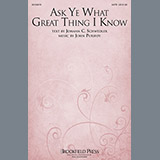 John Purifoy 'Ask Ye What Great Thing I Know'
