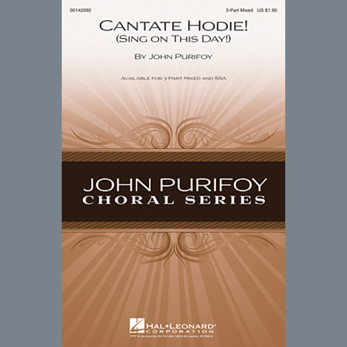 Easily Download John Purifoy Printable PDF piano music notes, guitar tabs for 3-Part Mixed Choir. Transpose or transcribe this score in no time - Learn how to play song progression.