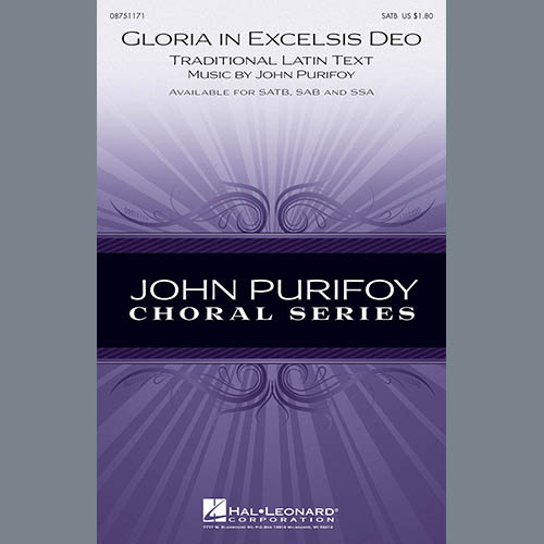 Easily Download John Purifoy Printable PDF piano music notes, guitar tabs for SATB Choir. Transpose or transcribe this score in no time - Learn how to play song progression.