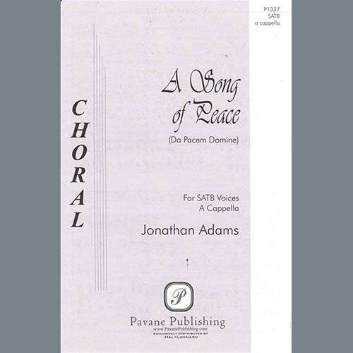 Easily Download Jonathan Adams Printable PDF piano music notes, guitar tabs for SATB Choir. Transpose or transcribe this score in no time - Learn how to play song progression.