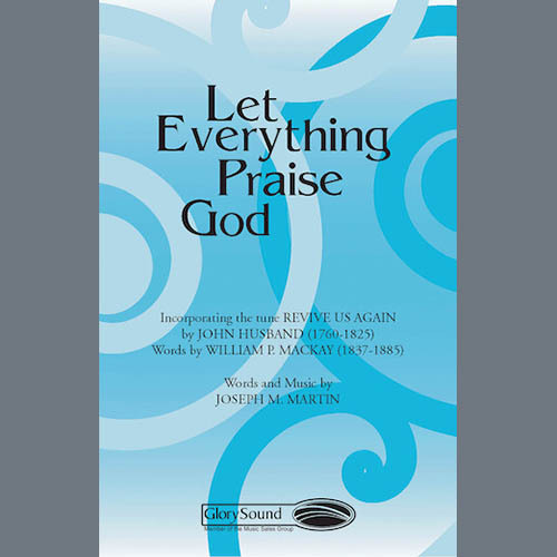 Easily Download Joseph M. Martin Printable PDF piano music notes, guitar tabs for SATB Choir. Transpose or transcribe this score in no time - Learn how to play song progression.