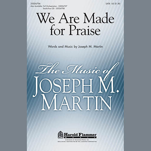 Easily Download Joseph M. Martin Printable PDF piano music notes, guitar tabs for SATB Choir. Transpose or transcribe this score in no time - Learn how to play song progression.