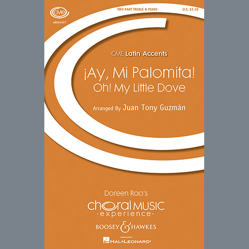 Easily Download Juan-Tony Guzmán Printable PDF piano music notes, guitar tabs for 2-Part Choir. Transpose or transcribe this score in no time - Learn how to play song progression.