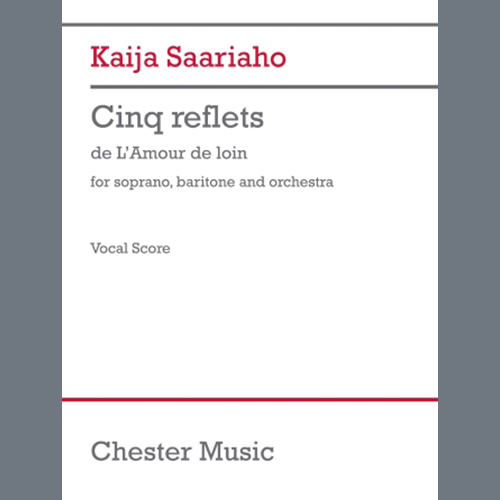 Easily Download Kaija Saariaho Printable PDF piano music notes, guitar tabs for Vocal Solo. Transpose or transcribe this score in no time - Learn how to play song progression.