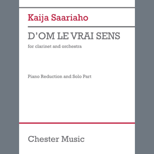 Easily Download Kaija Saariaho Printable PDF piano music notes, guitar tabs for Piano Solo. Transpose or transcribe this score in no time - Learn how to play song progression.