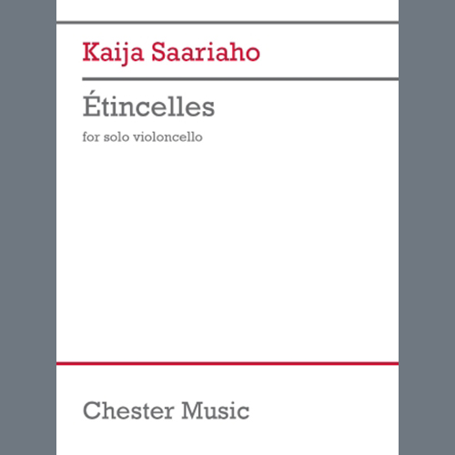 Easily Download Kaija Saariaho Printable PDF piano music notes, guitar tabs for Cello Solo. Transpose or transcribe this score in no time - Learn how to play song progression.