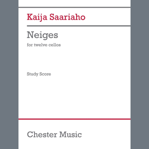 Easily Download Kaija Saariaho Printable PDF piano music notes, guitar tabs for String Ensemble. Transpose or transcribe this score in no time - Learn how to play song progression.