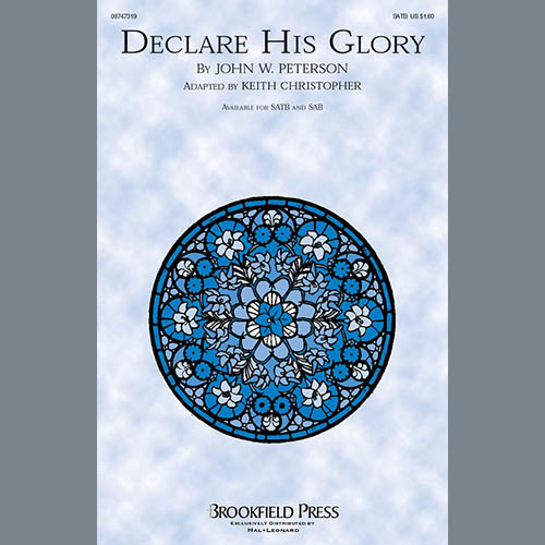 Easily Download Keith Christopher Printable PDF piano music notes, guitar tabs for SATB Choir. Transpose or transcribe this score in no time - Learn how to play song progression.