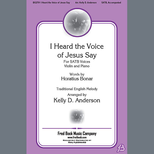 Easily Download Kelley Anderson Printable PDF piano music notes, guitar tabs for SATB Choir. Transpose or transcribe this score in no time - Learn how to play song progression.