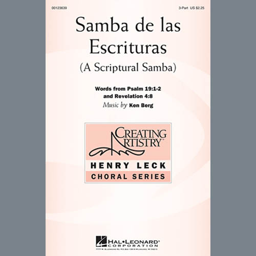 Easily Download Ken Berg Printable PDF piano music notes, guitar tabs for 3-Part Treble Choir. Transpose or transcribe this score in no time - Learn how to play song progression.