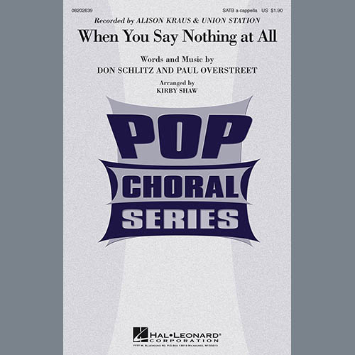 Easily Download Kirby Shaw Printable PDF piano music notes, guitar tabs for SATB Choir. Transpose or transcribe this score in no time - Learn how to play song progression.