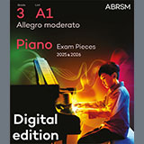 Louis Köhler 'Allegro moderato (Grade 3, list A1, from the ABRSM Piano Syllabus 2025 & 2026)'
