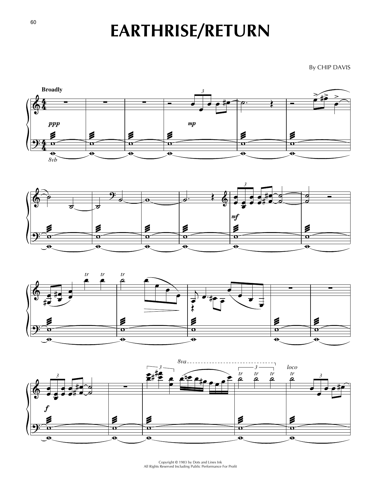 Mannheim Steamroller Earthrise/Return Sheet Music