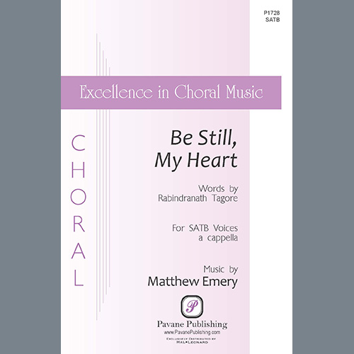 Easily Download Matthew Emery Printable PDF piano music notes, guitar tabs for SATB Choir. Transpose or transcribe this score in no time - Learn how to play song progression.