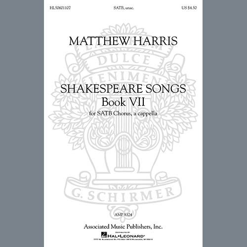 Easily Download Matthew Harris Printable PDF piano music notes, guitar tabs for SATB Choir. Transpose or transcribe this score in no time - Learn how to play song progression.