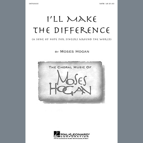 Easily Download Moses Hogan Printable PDF piano music notes, guitar tabs for SATB Choir. Transpose or transcribe this score in no time - Learn how to play song progression.