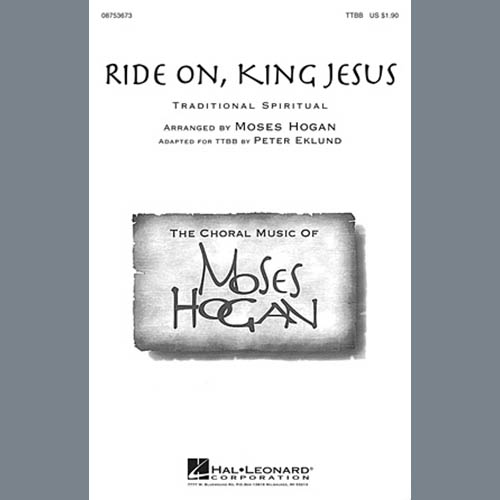 Easily Download Moses Hogan Printable PDF piano music notes, guitar tabs for TTBB Choir. Transpose or transcribe this score in no time - Learn how to play song progression.