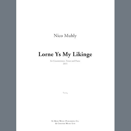 Easily Download Nico Muhly Printable PDF piano music notes, guitar tabs for Piano & Vocal. Transpose or transcribe this score in no time - Learn how to play song progression.