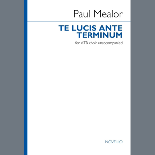 Easily Download Paul Mealor Printable PDF piano music notes, guitar tabs for Choir. Transpose or transcribe this score in no time - Learn how to play song progression.