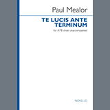 Paul Mealor 'Te Lucis Ante Terminum'