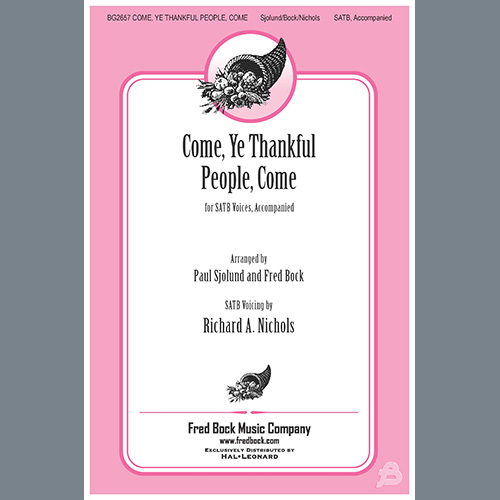 Easily Download Paul Sjolund, Fred Bock & Richard A. Nichols Printable PDF piano music notes, guitar tabs for SATB Choir. Transpose or transcribe this score in no time - Learn how to play song progression.