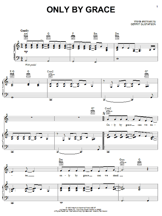 Petra Only By Grace Sheet Music