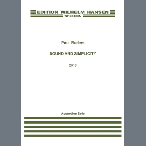 Easily Download Poul Ruders Printable PDF piano music notes, guitar tabs for Accordion. Transpose or transcribe this score in no time - Learn how to play song progression.