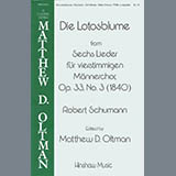 Robert Schumann 'Die Lotosblume (Ed. Matthew D. Oltman)'