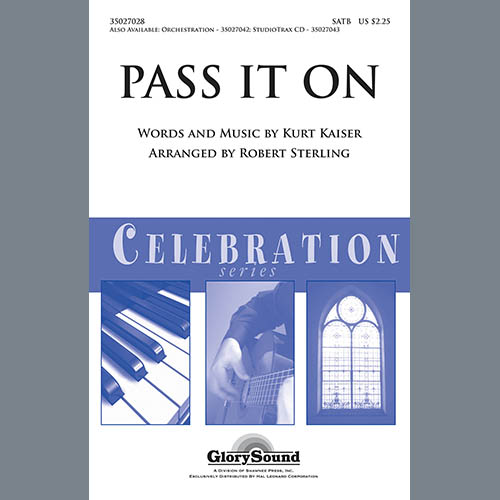 Easily Download Robert Sterling Printable PDF piano music notes, guitar tabs for SATB Choir. Transpose or transcribe this score in no time - Learn how to play song progression.