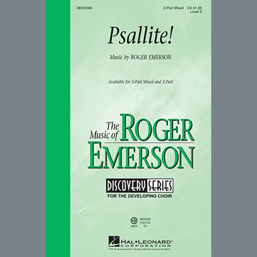 Easily Download Roger Emerson Printable PDF piano music notes, guitar tabs for 3-Part Mixed Choir. Transpose or transcribe this score in no time - Learn how to play song progression.