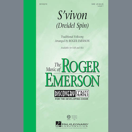 Easily Download Roger Emerson Printable PDF piano music notes, guitar tabs for SAB Choir. Transpose or transcribe this score in no time - Learn how to play song progression.