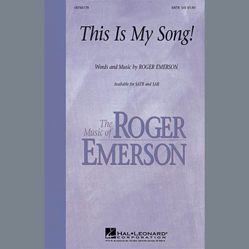 Easily Download Roger Emerson Printable PDF piano music notes, guitar tabs for SATB Choir. Transpose or transcribe this score in no time - Learn how to play song progression.