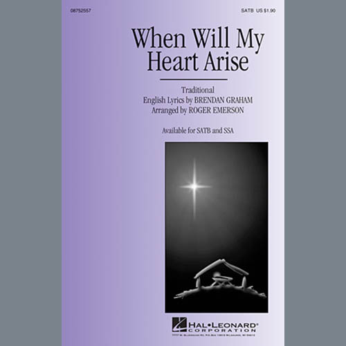 Easily Download Roger Emerson Printable PDF piano music notes, guitar tabs for SATB Choir. Transpose or transcribe this score in no time - Learn how to play song progression.