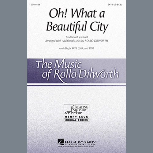 Easily Download Rollo Dilworth Printable PDF piano music notes, guitar tabs for TTBB Choir. Transpose or transcribe this score in no time - Learn how to play song progression.