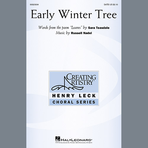 Easily Download Russell Nadel Printable PDF piano music notes, guitar tabs for SATB Choir. Transpose or transcribe this score in no time - Learn how to play song progression.