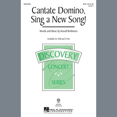 Easily Download Russell Robinson Printable PDF piano music notes, guitar tabs for SAB Choir. Transpose or transcribe this score in no time - Learn how to play song progression.