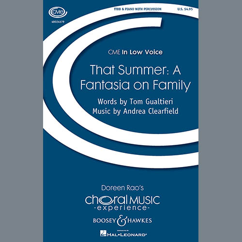 Easily Download Tom Gualtieri & Andrea Clearfield Printable PDF piano music notes, guitar tabs for TTBB Choir. Transpose or transcribe this score in no time - Learn how to play song progression.