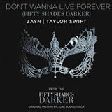 Zayn and Taylor Swift 'I Don't Wanna Live Forever'